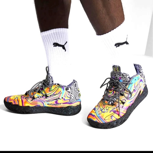 Puma Lamelo Ball MB.03 X Dexter’s Laboratory Basketball Shoes Men’s Size 8 NWOB main image 4